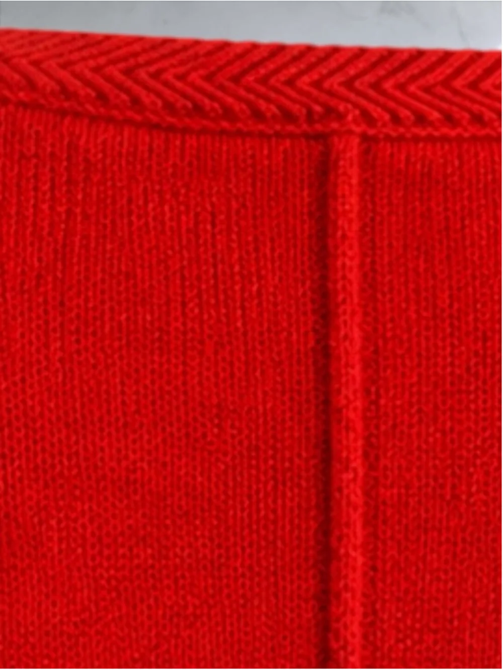 H&M L.O.G.G. Red Drop Shoulder Pullover Sweater – Size XS
